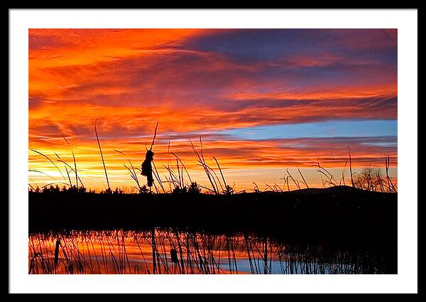 Beautiful Sunset Pictures - Framed Print