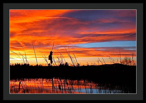 Beautiful Sunset Pictures - Framed Print