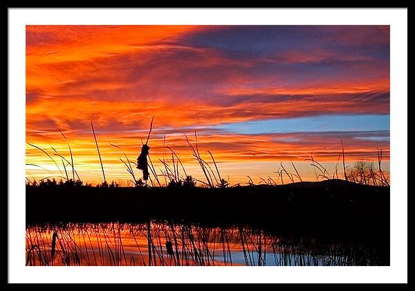 Beautiful Sunset Pictures - Framed Print