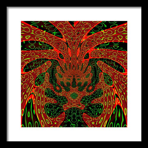 Jungle Colors, Abstract Print - Framed Print