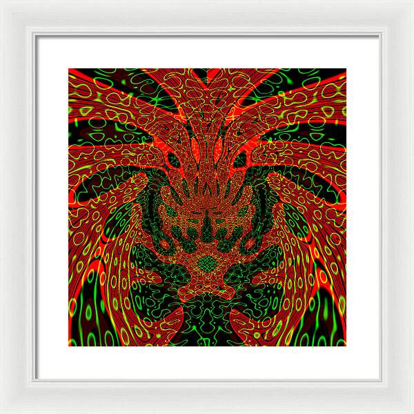 Jungle Colors, Abstract Print - Framed Print