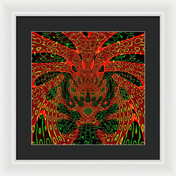 Jungle Colors, Abstract Print - Framed Print