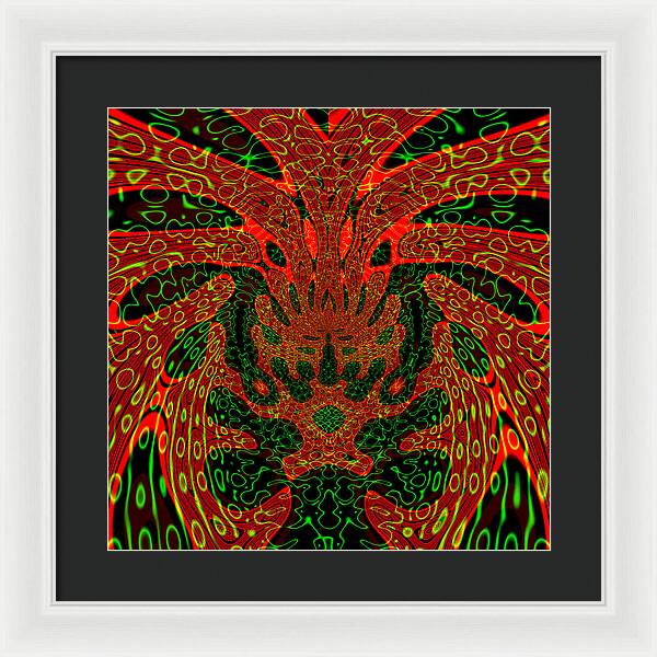 Jungle Colors, Abstract Print - Framed Print