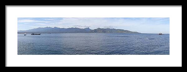 Lombok Straight, Lombok Island - Framed Print