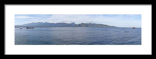 Lombok Straight, Lombok Island - Framed Print