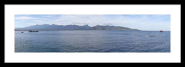 Lombok Straight, Lombok Island - Framed Print