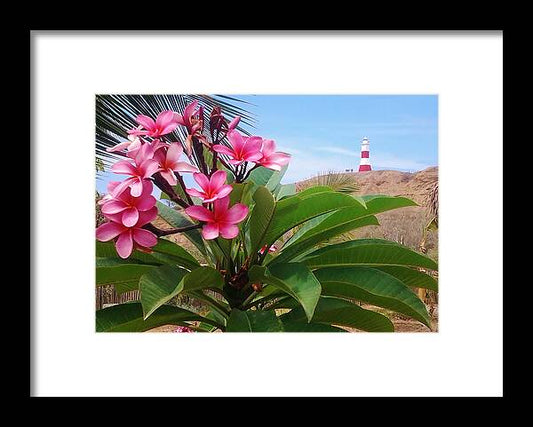 Mancora Lighthouse Mancora Peru - Framed Print