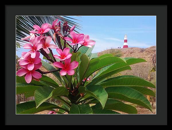 Mancora Lighthouse Mancora Peru - Framed Print