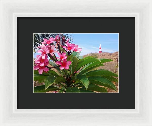 Mancora Lighthouse Mancora Peru - Framed Print