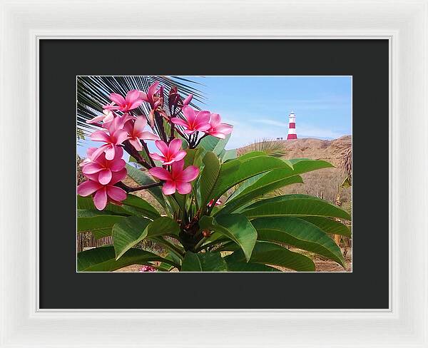 Mancora Lighthouse Mancora Peru - Framed Print