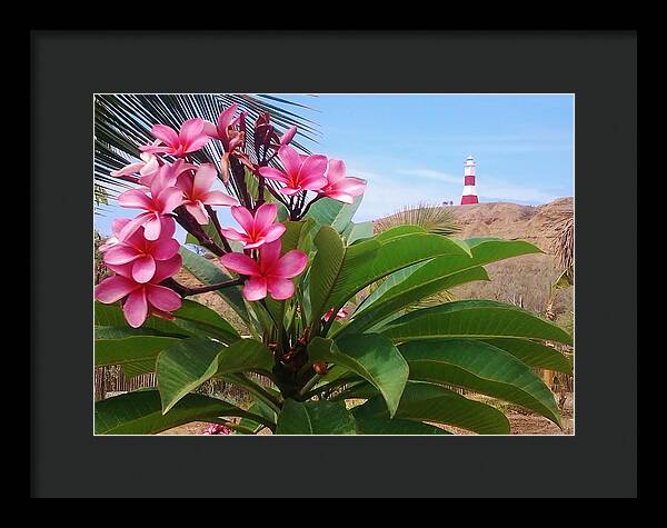 Mancora Lighthouse Mancora Peru - Framed Print