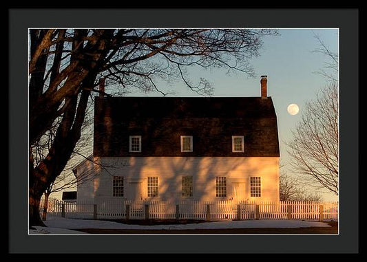 The Meeting House, Canterbury Shaker Village - Framed Print