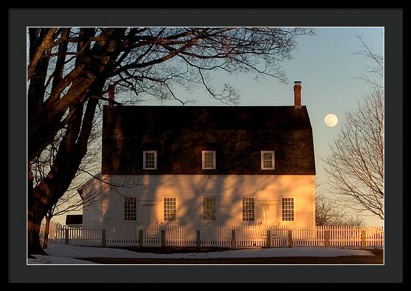 The Meeting House, Canterbury Shaker Village - Framed Print