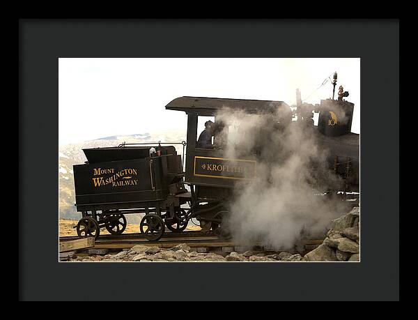 Mount Washington Cog Railway Kroflite - Framed Print