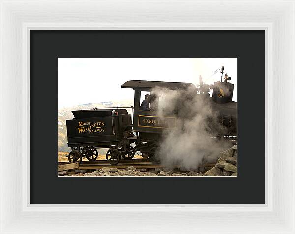 Mount Washington Cog Railway Kroflite - Framed Print