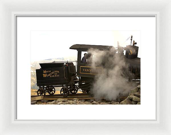 Mount Washington Cog Railway Kroflite - Framed Print