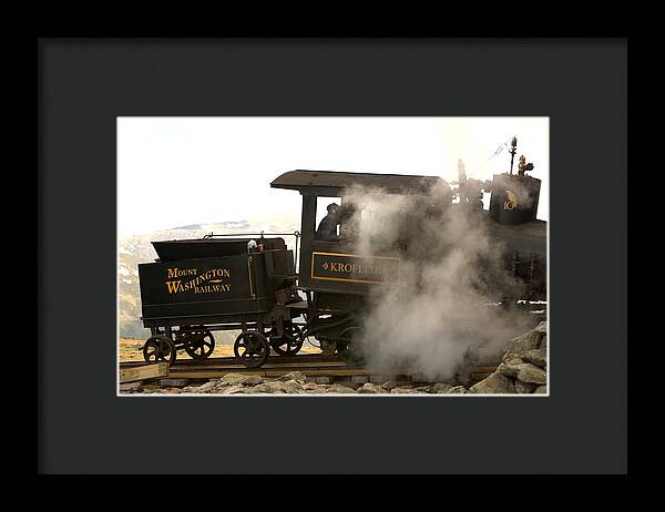 Mount Washington Cog Railway Kroflite - Framed Print