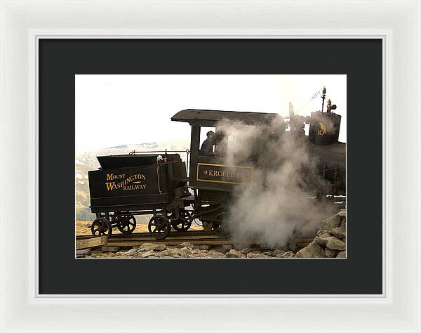 Mount Washington Cog Railway Kroflite - Framed Print