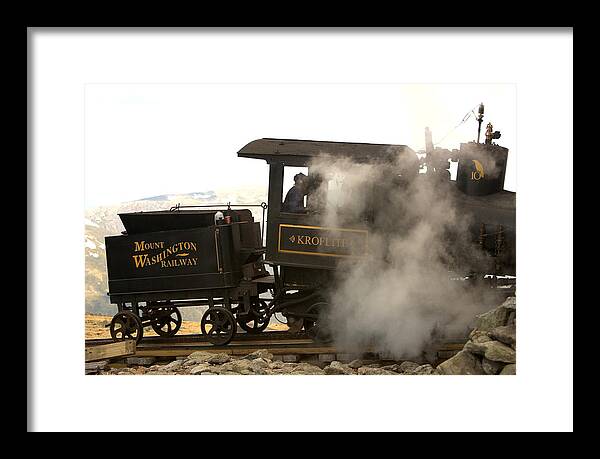 Mount Washington Cog Railway Kroflite - Framed Print