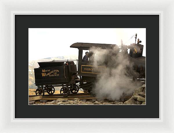 Mount Washington Cog Railway Kroflite - Framed Print