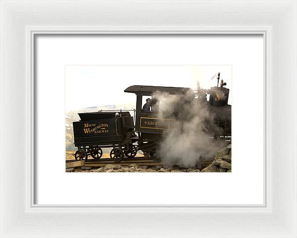 Mount Washington Cog Railway Kroflite - Framed Print