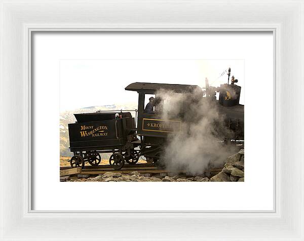 Mount Washington Cog Railway Kroflite - Framed Print