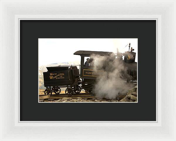 Mount Washington Cog Railway Kroflite - Framed Print