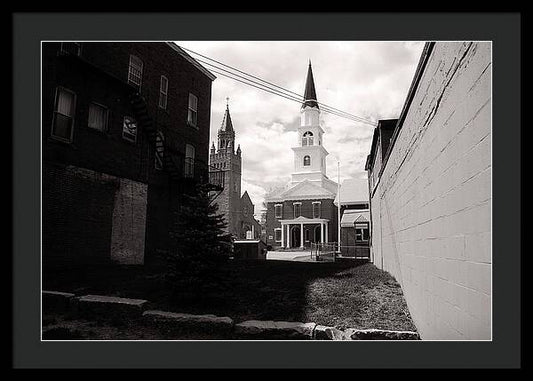 Neighbors Concord New Hampshire - Framed Print