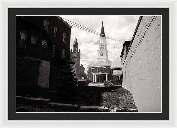 Neighbors Concord New Hampshire - Framed Print