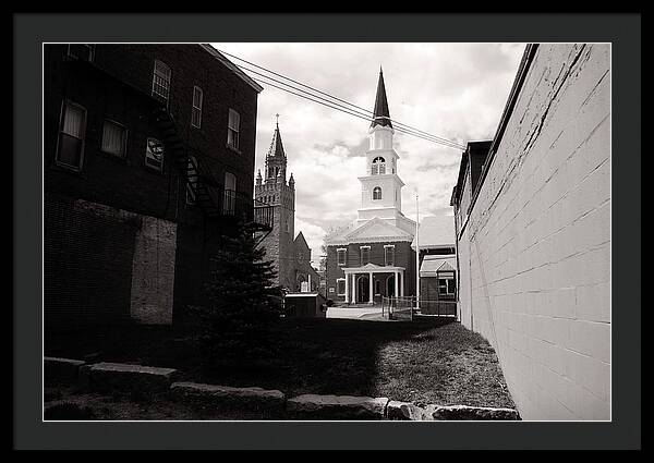 Neighbors Concord New Hampshire - Framed Print