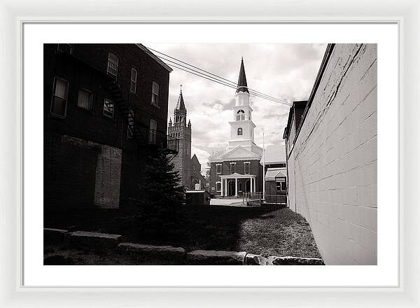 Neighbors Concord New Hampshire - Framed Print