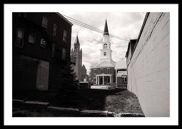 Neighbors Concord New Hampshire - Framed Print