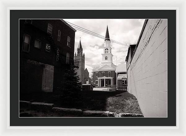 Neighbors Concord New Hampshire - Framed Print