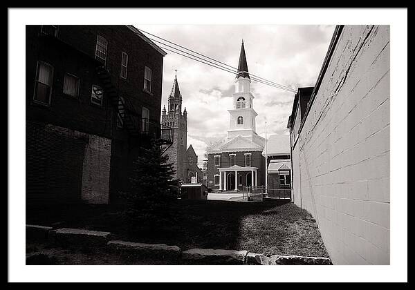 Neighbors Concord New Hampshire - Framed Print