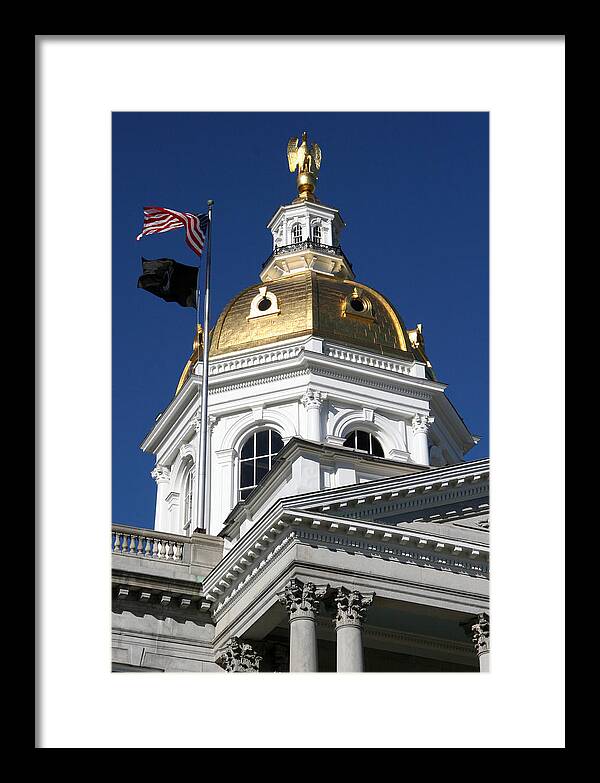 New Hampshire State House - Framed Print