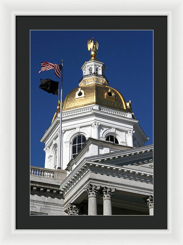 New Hampshire State House - Framed Print