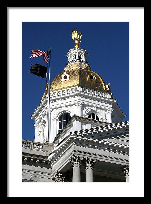 New Hampshire State House - Framed Print