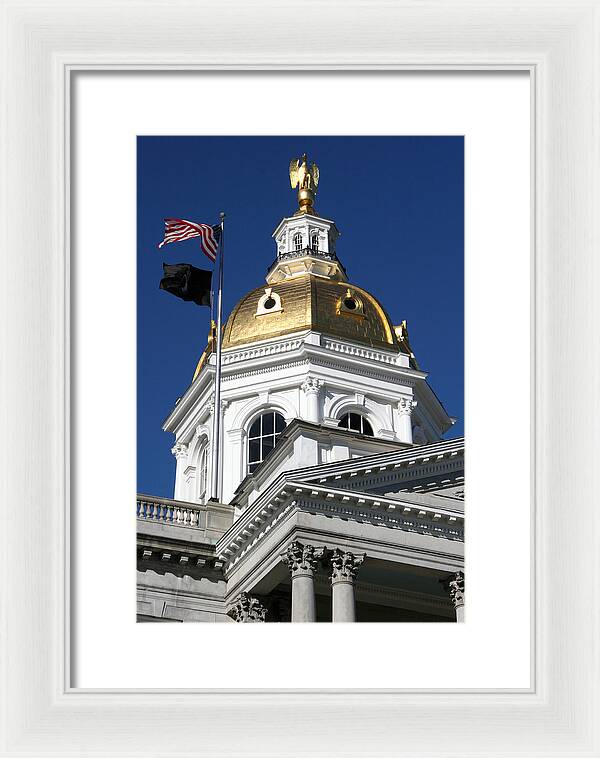 New Hampshire State House - Framed Print