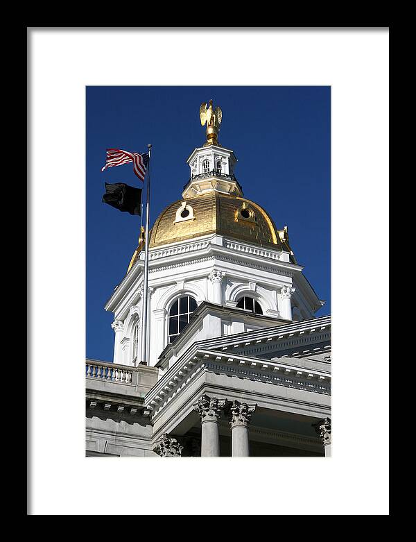 New Hampshire State House - Framed Print