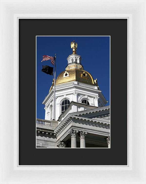 New Hampshire State House - Framed Print