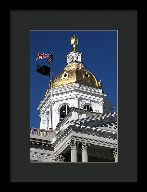 New Hampshire State House - Framed Print