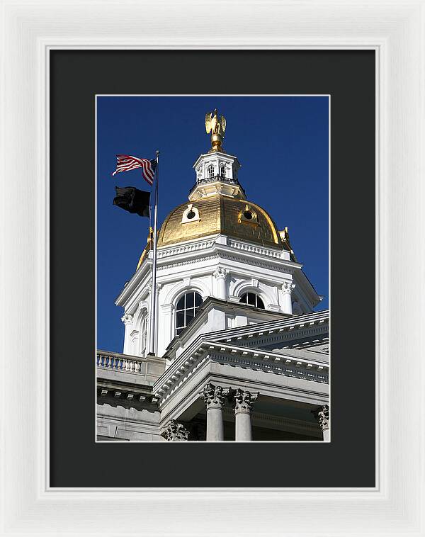 New Hampshire State House - Framed Print