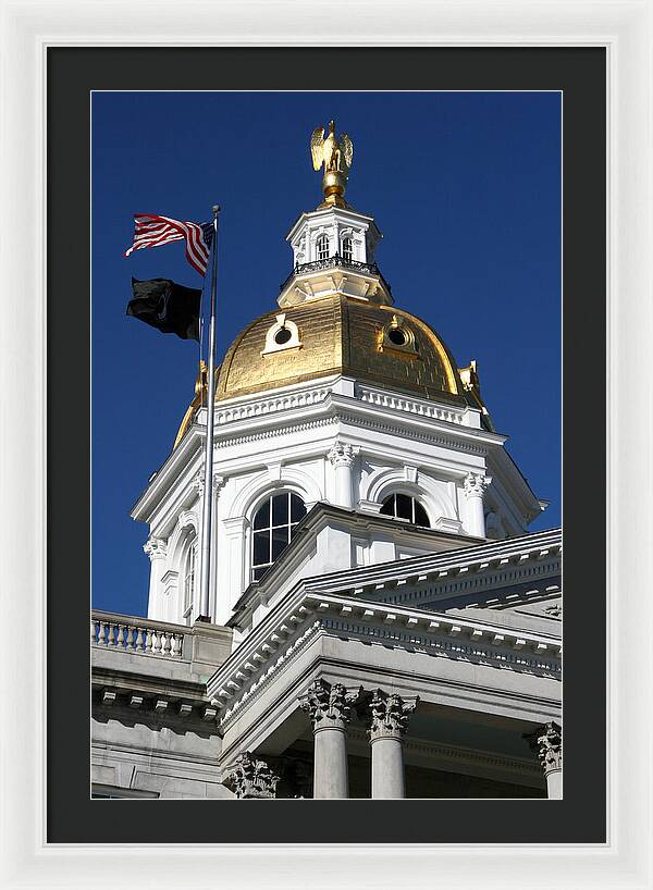 New Hampshire State House - Framed Print