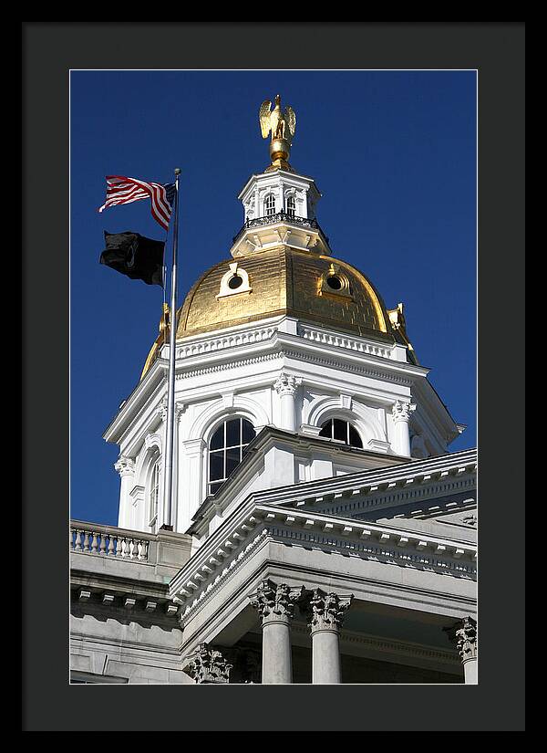 New Hampshire State House - Framed Print