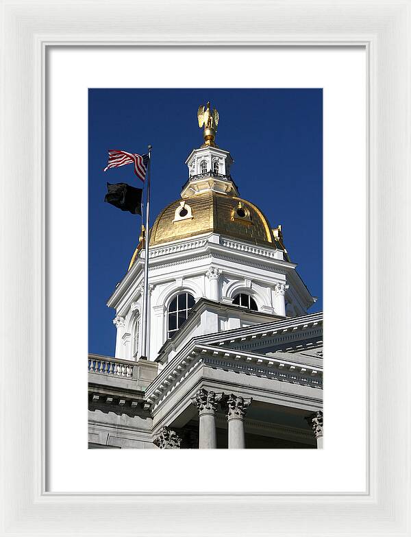 New Hampshire State House - Framed Print