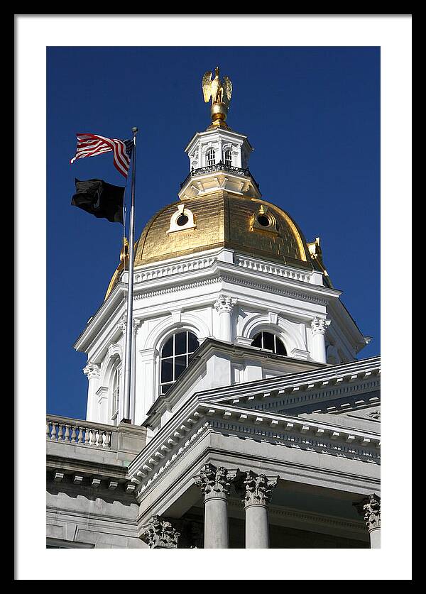 New Hampshire State House - Framed Print