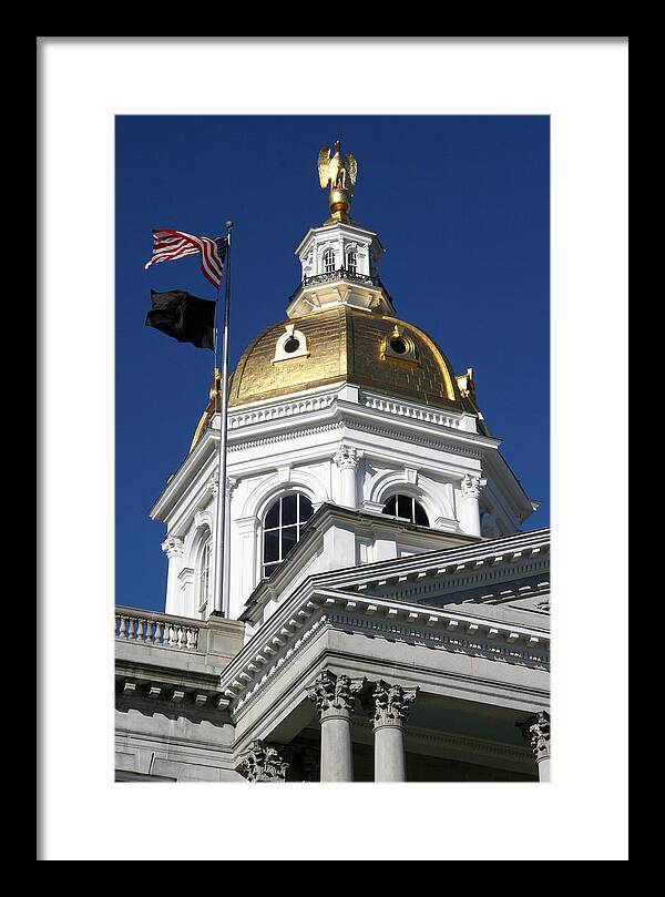 New Hampshire State House - Framed Print