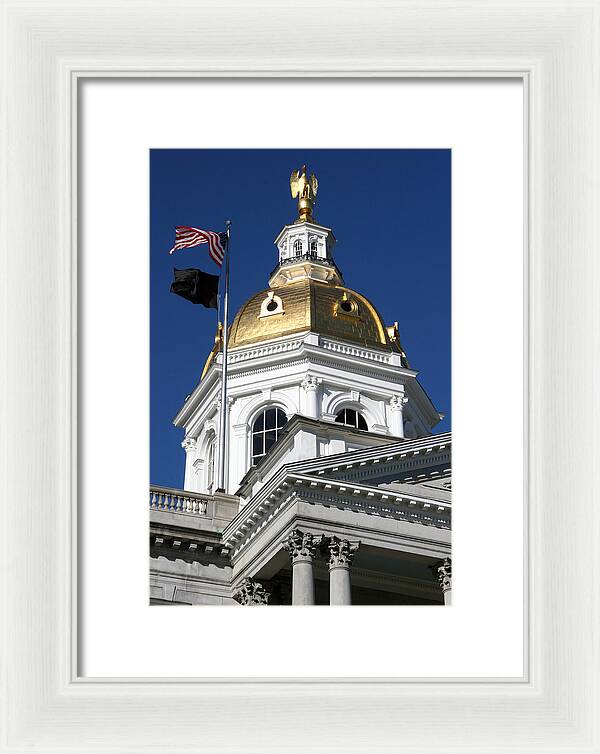 New Hampshire State House - Framed Print