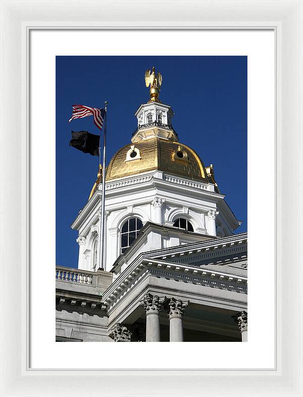 New Hampshire State House - Framed Print