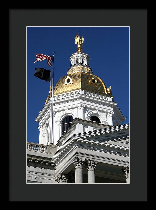 New Hampshire State House - Framed Print